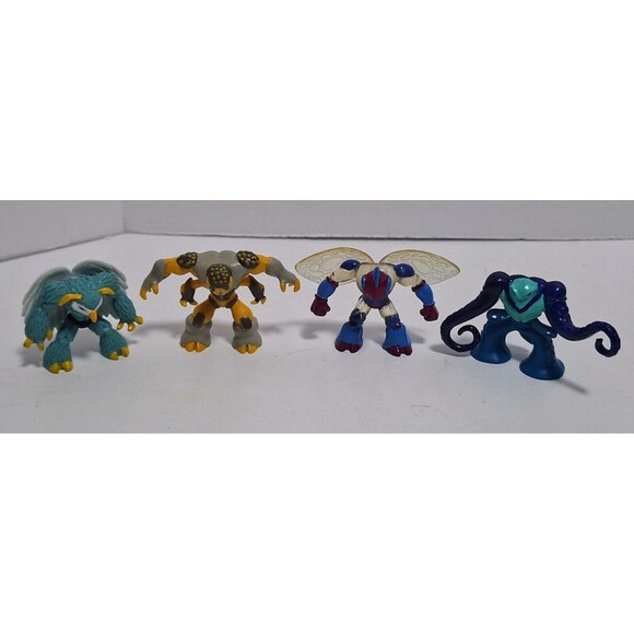GIOCHI PREZIOSI GORMITI 2" ACTION FIGURES LOT OF 4 AIR EARTH & SEA TRIBES - Picture 3 of 7